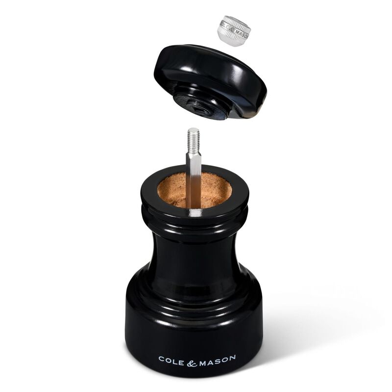 Cole & Mason Hoxton Black Gloss Pepper Mill 104mm image number 2